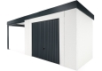 GARDEON® Gartenhaus mit sicherer Garagentür von Hörmann
